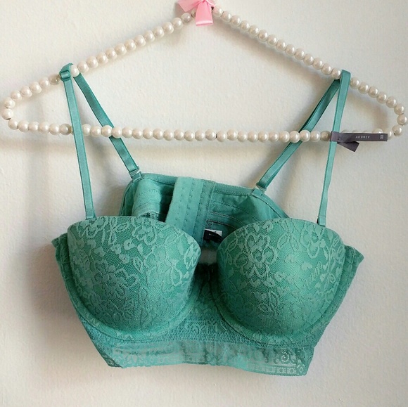 aerie Other - Aerie Audrey Long-Line Lace Balconette Bra top M aerie Other - Aerie Audrey Long-Line Lace Balconette Bra top M